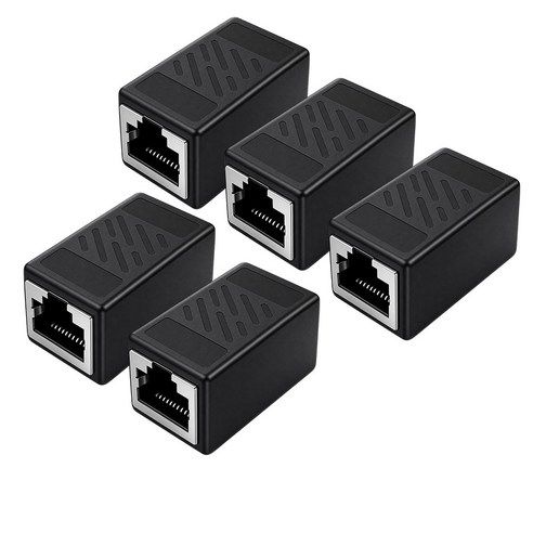 상품 이미지: RJ45 랜선 커플러 CAT6 FTP 랜선 연장 커넥터 1Gbps LAN 케이블 암암 젠더