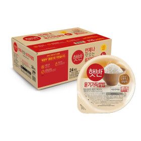 상품 이미지: CJ 햇반 새청무쌀 윤기가득쌀밥 210g 24입 즉석밥