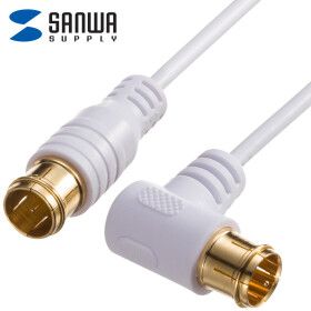 상품 이미지: 강원전자 산와서플라이 TV 안테나 슬림 케이블 5m KM-AT26-50W