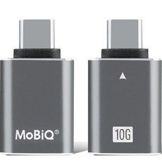상품 이미지: 모비큐 USB 3.2 C to A 10G 60W OTG 미니 젠더, EM-CTA2P, 2개