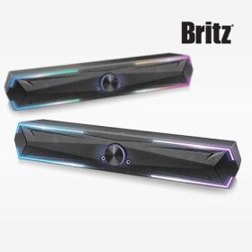 상품 이미지: 브리츠 BZ-AK45 블루투스 사운드바 스피커 10W USB전원 컴퓨터 PC 스피커 RGB