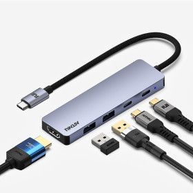 상품 이미지: USB C타입 5in1 4K 60hz 5Gbps 멀티 허브 BH310