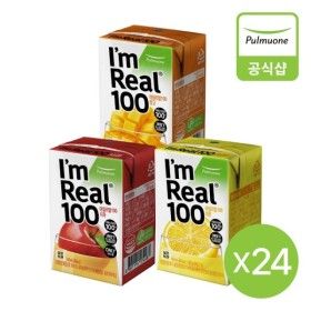 상품 이미지: 아임리얼100 망고 사과 레몬 골라담기(140mlX24팩)