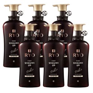 상품 이미지: 려 진결모 탈모증상케어 샴푸 두피모근케어 490ml 6개