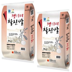 상품 이미지: 경기미 찰진쌀 20kg(10kg+10kg) 햅쌀 상등급 백미