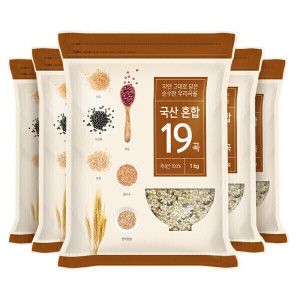 상품 이미지: 국산 혼합 19곡 5kg (1kgx5봉) / 10kg 구매시 사은품 증정