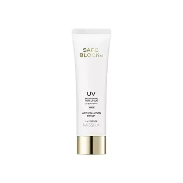 상품 이미지: [미샤] 세이프블록 RX 브라이트닝 톤업 선크림 SPF50＋/PA＋＋＋＋ 50ml