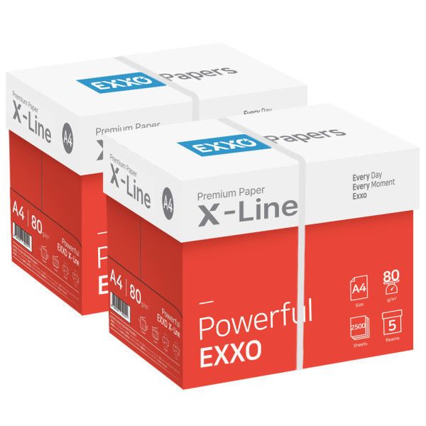 상품 이미지: 엑소 엑스라인 A4 복사용지(A4용지) 80g 2BOX(5000매)