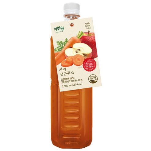 상품 이미지: 사과당근주스, 1개, 1L
