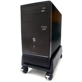 상품 이미지: PC데스크탑 조절식 본체 받침대 일반형 스톱 바퀴형