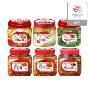 상품 이미지: 열무김치 1.2kg 외 5종 2개 골라담기 (전라도맛/맛/동치미/나박/백열무물)