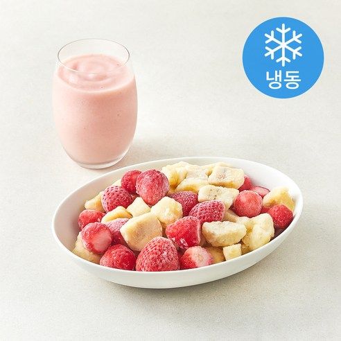 상품 이미지: 우양 딸기 바나나 (냉동), 1개, 1kg