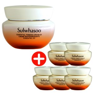 상품 이미지: 설화수 탄력크림EX 단품 기획 75ml + 75ml (15ml x 5개) 총 150ml 구성
