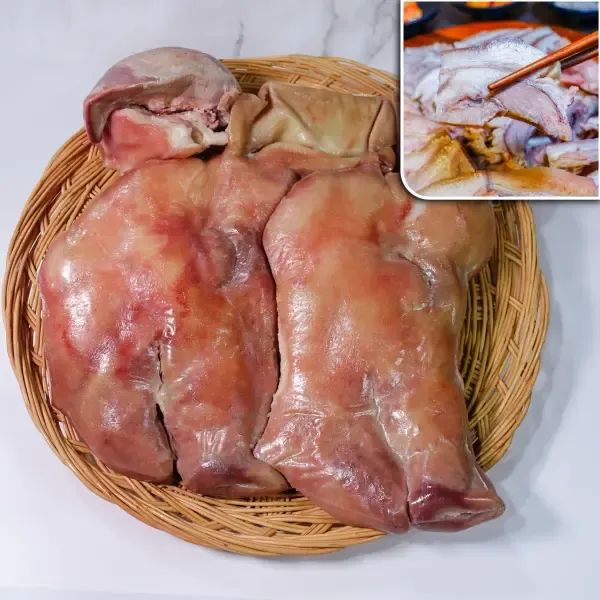 상품 이미지: 모두의국밥 삶은돼지머리 1.5kg 내외 순대국밥재료수육용 돈두머리고기 발골머릿고