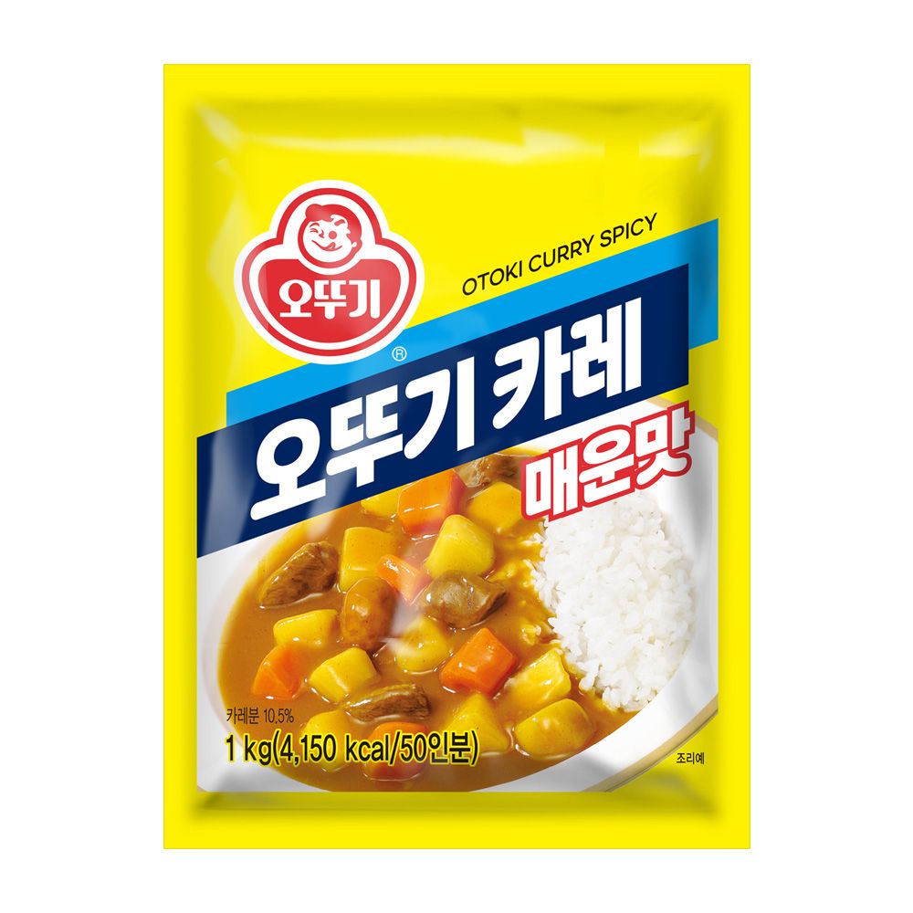 상품 이미지: [대용량 업소용]  오뚜기 오뚜기카레 매운맛, 1kg, 1개