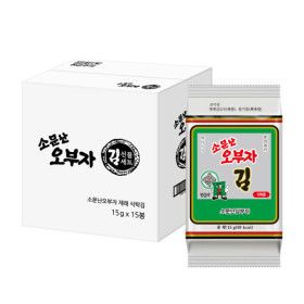 상품 이미지: (신선집중) 소문난오부자 식탁김 15gX15봉