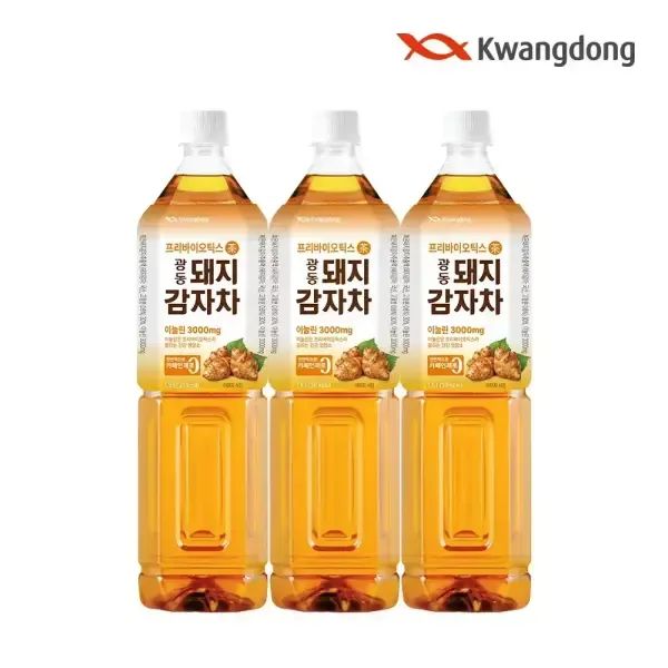 상품 이미지: [본사직영] 광동 돼지감자차 1.5L 12입 (유/무라벨 랜덤발송)