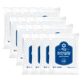 상품 이미지: (사업자) 백설 하얀 설탕 1KG 16개 (1박스)
