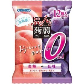 상품 이미지: 오리히로 곤약젤리 파우치 백도+거봉 12봉지 1박스