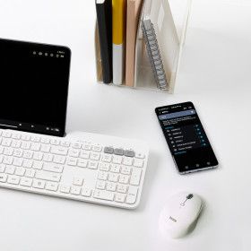 상품 이미지: 태블릿 거치 블루투스 멀티페어링 무선 키보드 마우스 세트