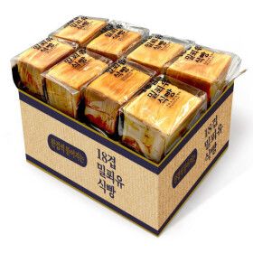 상품 이미지: 한겹씩 뜯어지는 18겹 밀푀유 우유 식빵 1kg(개별포장)