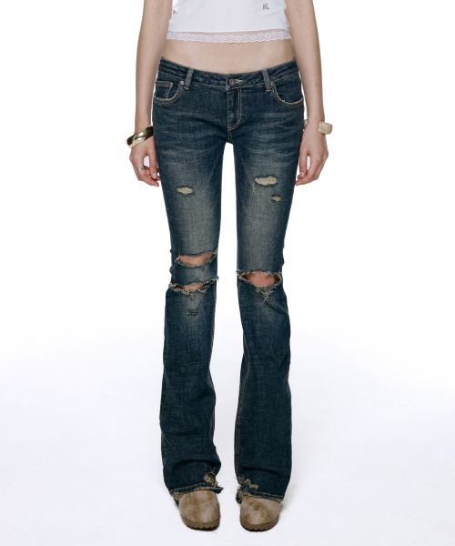 상품 이미지: Layne Low Rise Bootcut Jeans - Blue