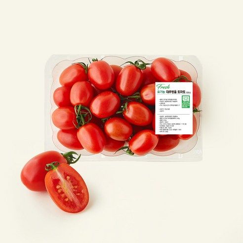 상품 이미지: 유기농 인증 대추방울 토마토, 500g, 1개