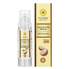 상품 이미지: PINNARA 핀나라 코코넛 오일 세럼 얼굴 바디 헤어 보습오일 비타민 C E 세럼 오일, 1개, 85ml