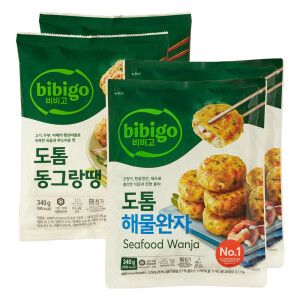 상품 이미지: 비비고 도톰동그랑땡 340g 2개 + 도톰 해물완자 340g 2개