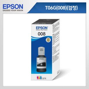 상품 이미지: 엡손정품잉크 T06G1 T06G100 검정 / L6490 L6460 L11160 L6570 L6550 L15160 L15150 용