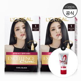 상품 이미지: 로레알파리 2개엑셀랑스 크림 염색약 11종 택 (증)TR5 헤어팩 레노 50ml