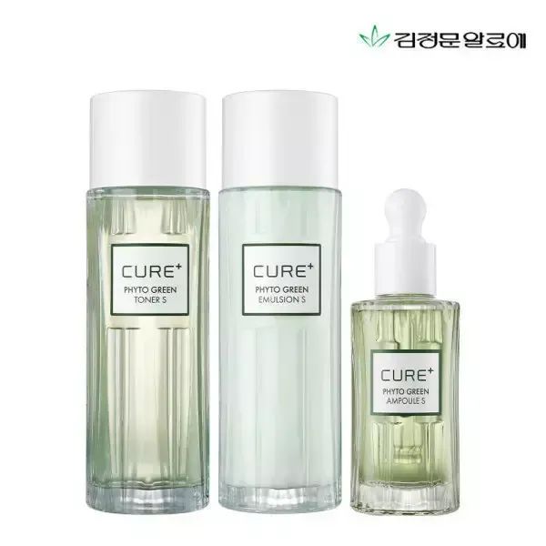 상품 이미지: 김정문알로에 큐어 피토 그린 토너+에멀전+세럼 세트