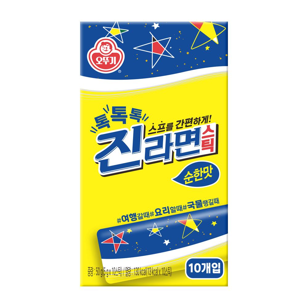 상품 이미지: 오뚜기 톡톡톡 진라면 스틱 순한맛 50g, 1개