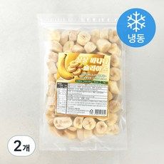 상품 이미지: 지엔씨푸드 싱싱 바나나 슬라이스 (냉동), 2개, 1kg