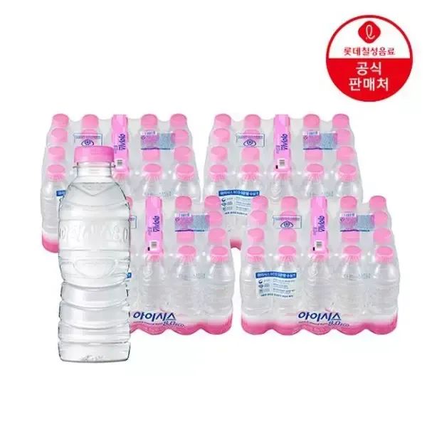 상품 이미지: [롯데칠성][본사직영] 아이시스8.0 ECO(무라벨) 300ml  x 80펫 (20펫 * 4박스)