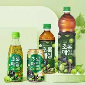 상품 이미지: 초록매실 제로 1.5L 6개/500mL 12개 외 매실스파클링 골라담기(무/유라벨 랜덤배송)