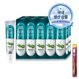 상품 이미지: 2080 진지발리스 유칼립투스 민트 150g 10개 +2080 토탈 케어칫솔 1입 증정