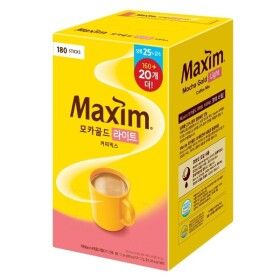 상품 이미지: 맥심 모카골드 라이트 커피믹스 180T(160T+20T)