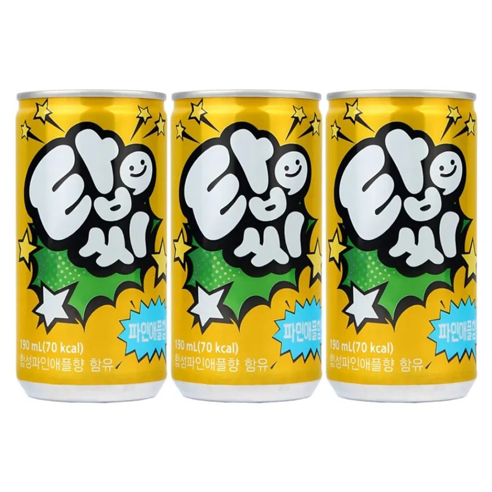 상품 이미지: 탑씨 파인애플 190ml x 90캔 / 탄산음료