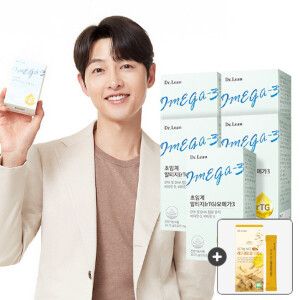상품 이미지: 닥터린 초임계 알티지(rTG) 오메가3 (송중기 오메가) 5박스(5%적립)+레몬생강즙 증정~8/9