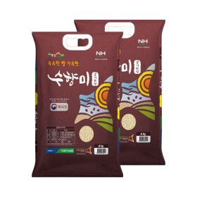 상품 이미지: 수향미  8kg(4kg+4kg) 골든퀸3호 25년 햅쌀 발안농협  상등급 구수한 향 가득한 쌀