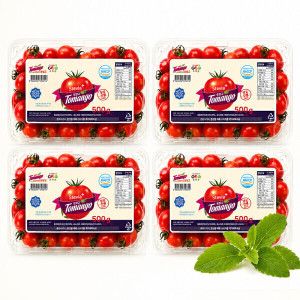 상품 이미지: 달콤한 토망고 2kg (500g x4팩) 스테비아 대추방울토마토