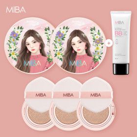 상품 이미지: (현대홈쇼핑)미바 왕쿠션 시즌2 실속 패키지 (본품2+리필3+비비1)