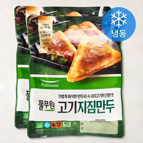 상품 이미지: 풀무원 고기지짐 만두 (냉동), 300g, 2개