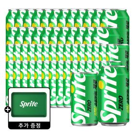 상품 이미지: 스프라이트 제로 190ml 30캔 + 스프라이트 제로 350ml 24캔 +(증정) 스프라이트 쟁반