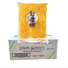 상품 이미지: 동경 단무지 슬라이스 1kg 10개 한박스
