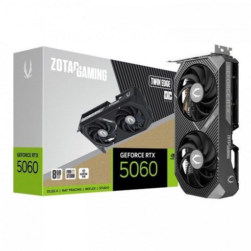 상품 이미지: ZOTAC Gaming Geforce RTX 5060 TWIN EDGE OC 8GB 그래픽카드