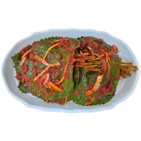 상품 이미지: (신선집중) 한상궁김치 깻잎김치 500g /향긋한깻잎/별미김치/반찬