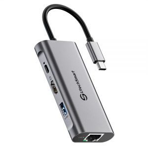상품 이미지: UtechSmart USB3.0 허브 6포트 C타입 멀티허브 노트북 맥북 HDMI 4K 이더넷