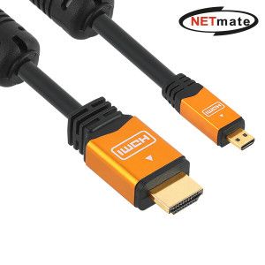 상품 이미지: 넷메이트 HDMI to MICRO HDMI 2.0 케이블 2m NMC-HDM20Z Hlu
